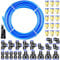 TAILONZ PNEUMATIC Blue 6mm OD 4mm ID Polyurethane PU Air Hose Pipe Tube Kit 32 Meter 100ft
