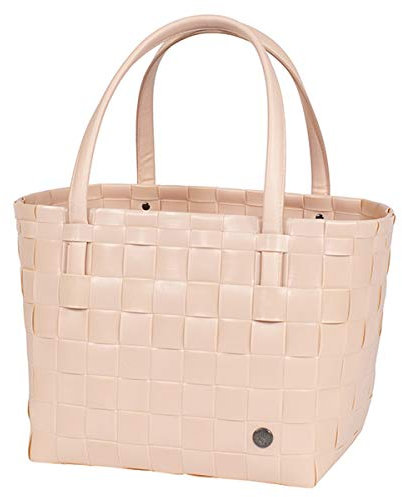 Handed By Shopper Color Match Ballet rosa Nude Tasche Korb Schulter Hand Öko