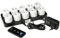 DUNI LED Set Moving Flame, wiederaufladbar, Warm White, 10 Stück 38 x Ø 36 mm 25 Std. Weiß