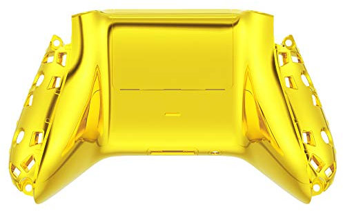 eXtremeRate Cover Posteriore per Xbox Series X S Controller,Custodia Copertura Coperchio di Batteria Scocca Shell Ricambio per Xbox Series X/S Joystick Model 1914-Oro Cromo