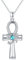 Midir&Etain Ankh Kette 925 Sterling Silber Auge des Horus Anhänger Halskette Ägyptische Halskette Ankh Kreuz Schmuck Geschenk für Damen Herren