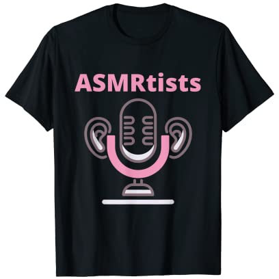 ASMR stuff ASMRtists Microfono con orecchie Maglietta