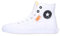 Converse Herren Chuck Taylor ALT Star Canvas Sneaker, White/Black/White, 37 EU