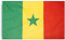 MUWO Flagge Nations Together 90 x 150 cm Nationalmanschaften, doppelseitige Gartenflagge, wetterfeste Fanflagge, Fußballflagge Polyester Länderfagge Deutschland mit Ösen (Senegal)