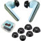 Luckvan Foam Ear Tips for Anker Soundcore Earbud Tips Replacement for Soundcore Life P3 P2 A1 A2 NC Earbuds LMS Black