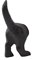 CGB Giftware Dog Tail Single Wall Hook | Cast Iron | Easily Wall Mountable | The Iron Works | from GB07180