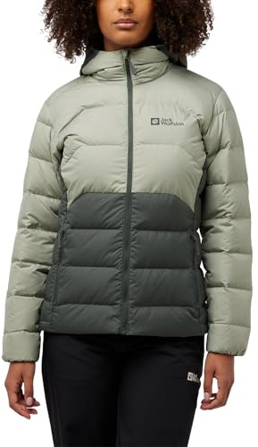 Jack Wolfskin Damen Ather Down Hoody W Daunenjacke, Slate Green, L EU