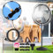 ENCOUN 6M Sprühnebel Kühlung, Outdoor Fan Misting System, Wasserzerstäuber für Terrasse Garten, Outdoor Misting System mit 6M Schlauch und 6 Metalldüsen, Wasserzerstäuber für Terrasse, Garten, Rasen