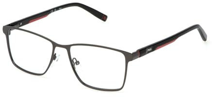 FILA Brillengestell (Model VFI711) für Herren, Quadratisch, gefertigt aus Stainless steel (inklusive Brillenetui)