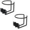 Boat Ring Cup Holders, 2PCS Stainless Steel Drink Holder For Boats, Wide Application, Suitable For Cups, Bottles, And Cans(black)
