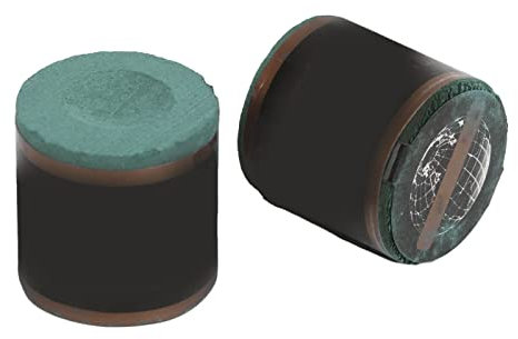 Qcwwy Stecca Gesso, Migliora La Precisione Cilindro Forte Adesione Gesso da Biliardo per Club (Verde)