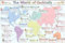 Close Up | Cocktails of the World Poster Pastellfarben | 170 gr. glänzend Papier - 91,5 x 61 cm | Plakat mit Rezepten, Englisch