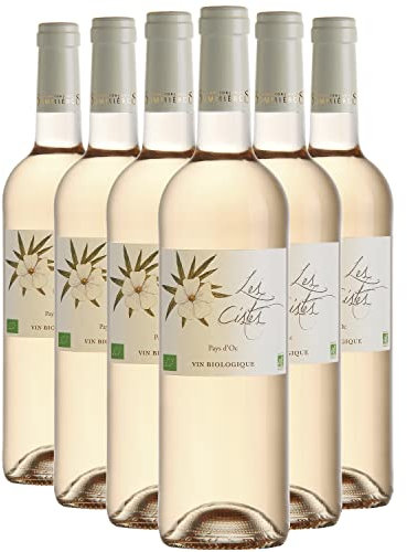 Pays d'Oc Les Cistes - Rosé 2023 - Les Vignerons du Sommiérois - Vin Rosé du Languedoc - Roussillon (6x75cl)