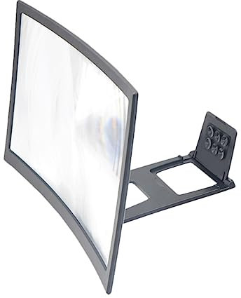 Gadpiparty Handyständer 1stk Handy Verstärker Mobile Bildschirmlupe Handy Bildschirmvergrößerung Tablet-bildschirmlupe Smartphone-Lupe Telefonständer L6 Gekrümmter Bildschirm Abs-Schale