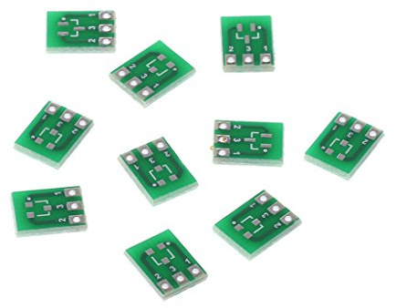 Christol Adapterplatine 10 Stück doppelseitiger SMD SOT23 3 zum DIP SIP3 Adapter Platine DIY Konverter