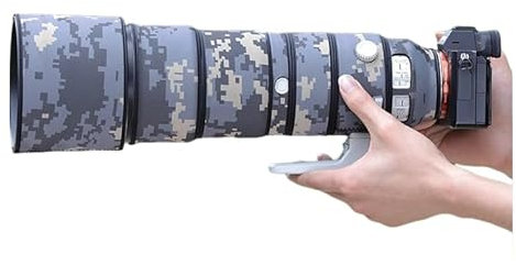 CHASING BIRDS Camouflage-Objektivschutz für Sony FE 200–600 mm F5.6–6.3 G OSS Regendichte Objektivschutzabdeckung (Digital Camouflage, mit 1,4X und 2,0X TC)