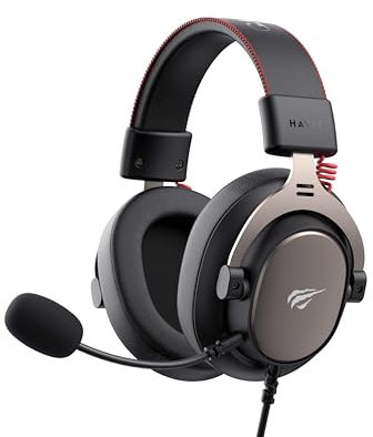 havit H2015E - Auriculares para Juegos, Color Negro