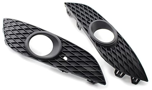 DEMUR 1 Paar links rechts Auto-Nebelscheinwerfer-Kühlergrill, Nebelscheinwerfer-Kühlergrill-Abdeckung, for Vauxhall, for Opel, for Astra H 07–12 1400409 1400410 Kfz-Nebelscheinwerfergitter
