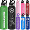 Regalo para Enfermeras Botellas de Agua Personalizadas 350/500/700/950ml 1L con Asa y Pajita Botella Térmica Acero Inoxidable para Día de la Enfermera Hospital Viaje Oficina Regalo