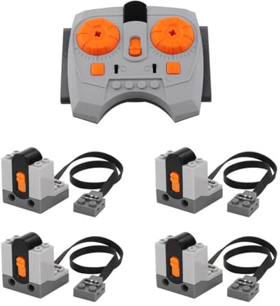 Correa 5-Teiliges Power Functions Set 8879 IR-Geschwindigkeit Einstellbare Fernbedienung 8884 IR-Empfänger Motor Auto Zug Spielzeug