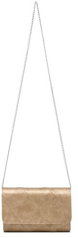 Miss Lulu Women's Clutches Wedding Bag Ladies Evening Shoulder Bags (2-3 Gold)