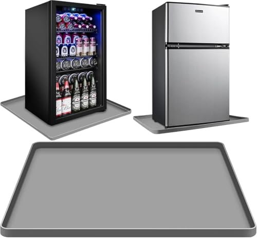 Bandeja de Drenaje para Mini-refrigeradores y Vinotecas, Alfombra para Lavadora, Protección de Silicona para lavandería de 60 x 60 cm, Adecuada para lavadoras, secadoras, cocinas