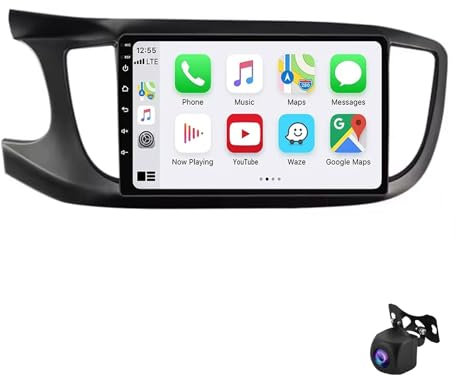 Double Din Android 12 Car Stereo with Bluetooth 9 Inch Touch Screen Car GPS Stereo Head Unit Navigation Radio For Roewe 360 MG 360 2015-2018 Support 4G/WIFI/SWC/AHD Backup Camera(XY4 4Core 2+32G)