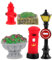 Toyvian 1 Jeu Décoration De Maison De Poupée Maisons De Fées pour Les Jardins Fleurs Oreillers Trousses Solaire Faux Gnomes Drôles De Plein Air Nains Meubles De Maison De Poupée Résine
