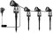 ZOTOYI IP68 Gartenbeleuchtung - 14M 4-IN-1 LED Led Bodenstrahler Aussen Warmweiß 3100K 36V Gartenlampe mit Stecker, 400LM Gartenstrahler für Terrasse Partei Außen Garten Bäume Rasen Weinberge Parks