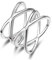 RVHAOODI Damenring von Silber Criss Cross (6)