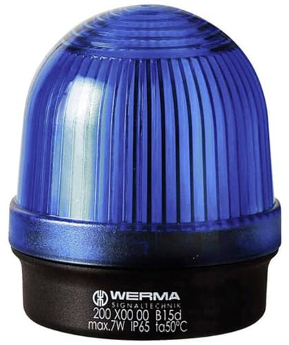 WERMA Signaltechnik Optischer Wechselrichter 200.500.00 12-240 V AC/DC Dauerlicht IP65, 1 Stück