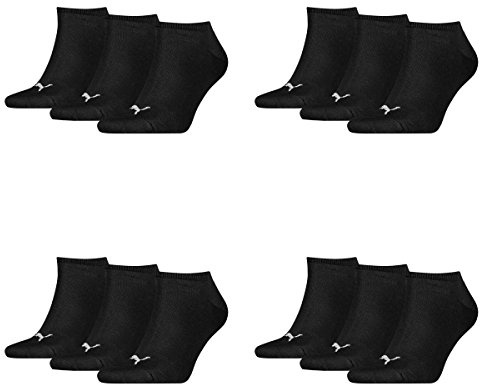 PUMA Sport Socks (Pack of 12) 43-46 Black