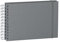 Semikolon 352980 Spiral Album Mini Mucho – 25x16 cm – Fotoalbum, 90 Seiten schwarz, Fotobuch, grey grau