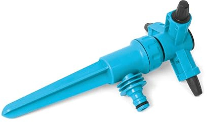 CELLFAST Drehsprenger Gartensprinkler Rasensprenger Für Rasen Blumen Pflanzen 12 Düsen Twister Basic
