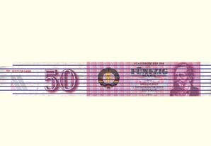 Zollstock 50 Mark - DDR Geschenke - für Ostalgiker - Ossi Artikel