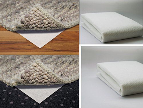 Teppich Bremse Stop Teppichunterlage für Harte Textile alle Böden Anti Rutschunterlage Rutsch Unterlage Premiumqualität (ca. 60x130 cm)