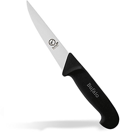 Bufalo Coltello Professionale Scanno Costa Dritta Chef Cuoco macello Cucina Lama 16 cm