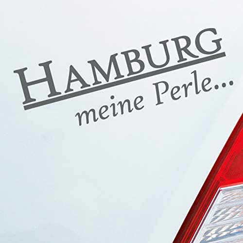 Hellweg Druckerei Auto Aufkleber Hansestadt Hamburg Meine Perle Reeperbahn Pauli 18x6 cm