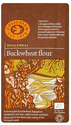Doves Farm Organic Wholemeal Buckwheat Flour, 1kg