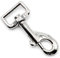 HEAVYTOOL Bolzenkarabiner 26mm x 82mm drehbarer gerader Wirbel Zinkdruckguss vernickelt (5 Stück) Haken Drehgelenk Hundeleine Halsband Taschen Schlüsselanhänger