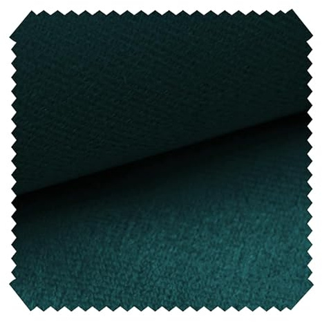 novely® ARTENA - Samtiger Velours-Möbelstoff - Anschmiegsamer Polsterstoff - Robuster Bezugsstoff - Pflegeleichte Meterware 1lfm | Farbe: 37 Petrol