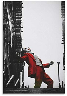 yuhui Fondo De Pantalla Del Joker 2019 Poster, dekoratives Gemälde, Leinwand, Wandkunst, Wohnzimmer, Poster, Schlafzimmer, Malerei, 30 x 45 cm