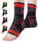 Ankle Brace Set of 2 Compression Support Adjustable Sleeve for Injury Recovery, Joint Pain and More, Arch Brace Support & Foot Stabilizer, Ankle Wrap Protect Against Ankle Sprains or Swelling