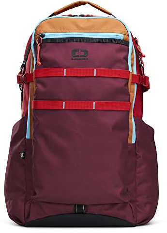OGIO Unisex's Alpha+ 25 Backpack, DEEP Maroon, Litre