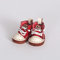 XiDonDon Ob11 Puppenschuhe Rindsleder Canvas Schuhe Puppenkleidung Schuhe Hohe Stiefel für Holala, OB, GSC, Body9,1/12bjd Puppenzubehör (Red)