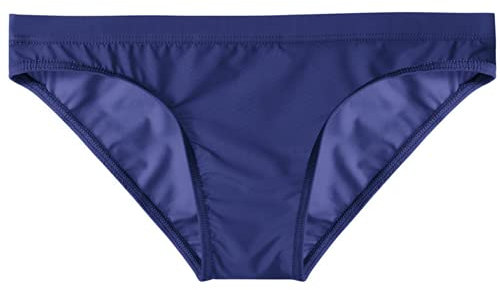 lclvld Herren Slips Low Rise Reizvoll Transparent Ice Silk Etotik Briefs Shorts Slips Unterhose Unterwäsche, Darkblue, 3XL