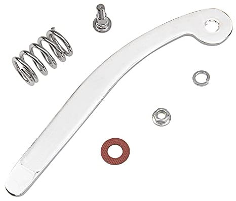 1 Set Yootones Gitarre Vibrato Bridge Tremolo-System Arm Whammy Bar mit Sattelfeder kompatibel mit E-Gitarre (Silber)