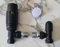 Team Controls Matt Black Angled Towel Rail Thermostatic Radiator Valves TRV & Lockshield Pack Set Pair TC-TRVAB, 15mm x 1/2''