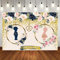 OFILA 3 x 2,4 m Geschlecht Reveal Dekorationen Banner Hintergrund Navy und Blush He or She What Will Baby Be Gender Reveal Hintergrund Junge oder Mädchen Schwangerschaft offenbart Fotografie