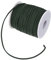 PATIKIL Suede Cord with Roll Spool 3mm 50 Yard, Flat Faux Leather Lace for Necklace Bracelet Jewelry Making Beading DIY Crafts, Green